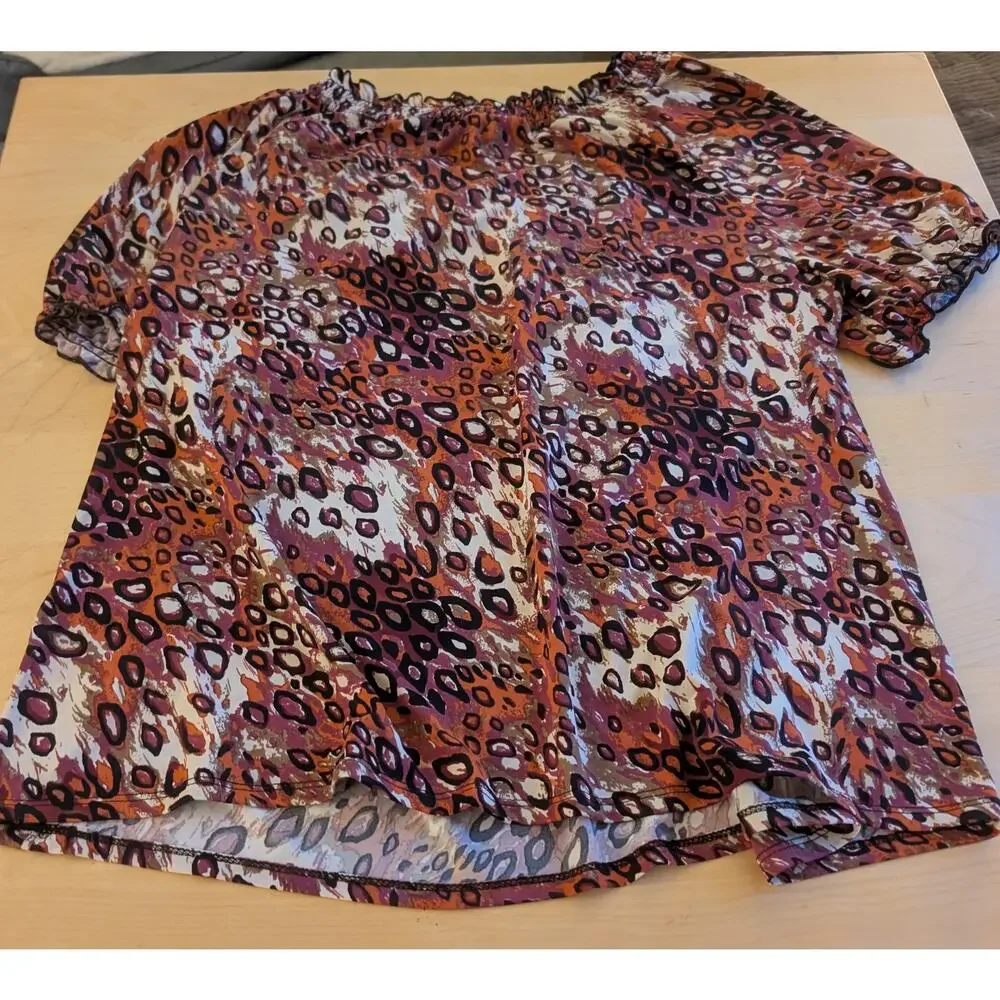 🏖️Women's 3X Notations Blouse - Picture 2 of 4